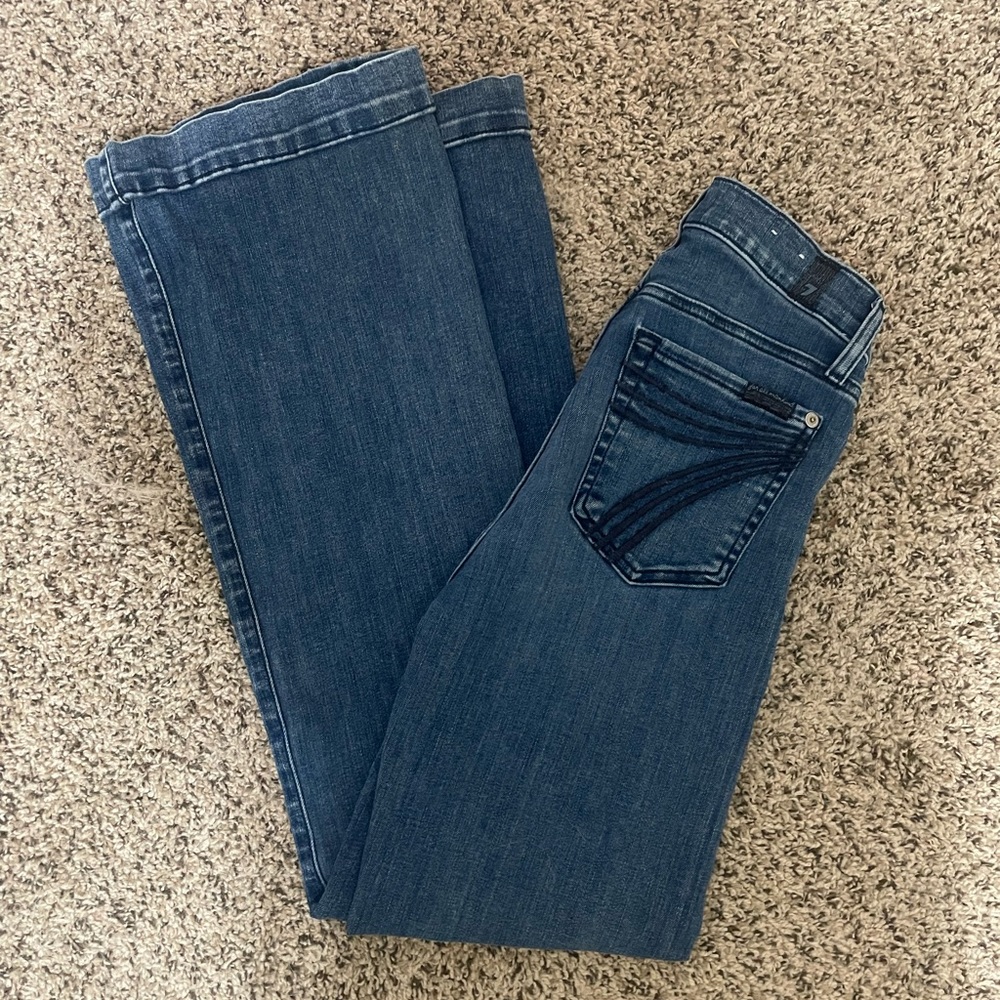 Seven for all mankind tailorless dojo jeans size 25